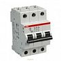  ABB Автоматический выкл. 3р  6А 4,5кА SH203 L 