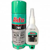  Универсальный экспресс клей с активатором Akfix 705 100гр+400мл (Акфикс 705) 