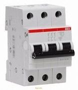  ABB  Автоматический выкл. 3р 10А 4,5кА SH203 L 