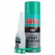 фотография товара Универсальный экспресс клей с активатором Akfix 705 100гр+400мл (Акфикс 705) 