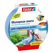  Малярная лента для наружных работ УФ стойкая TESA, 25 мм * 25 м, синяя 